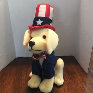 Raising Canes patriotic Lab plush